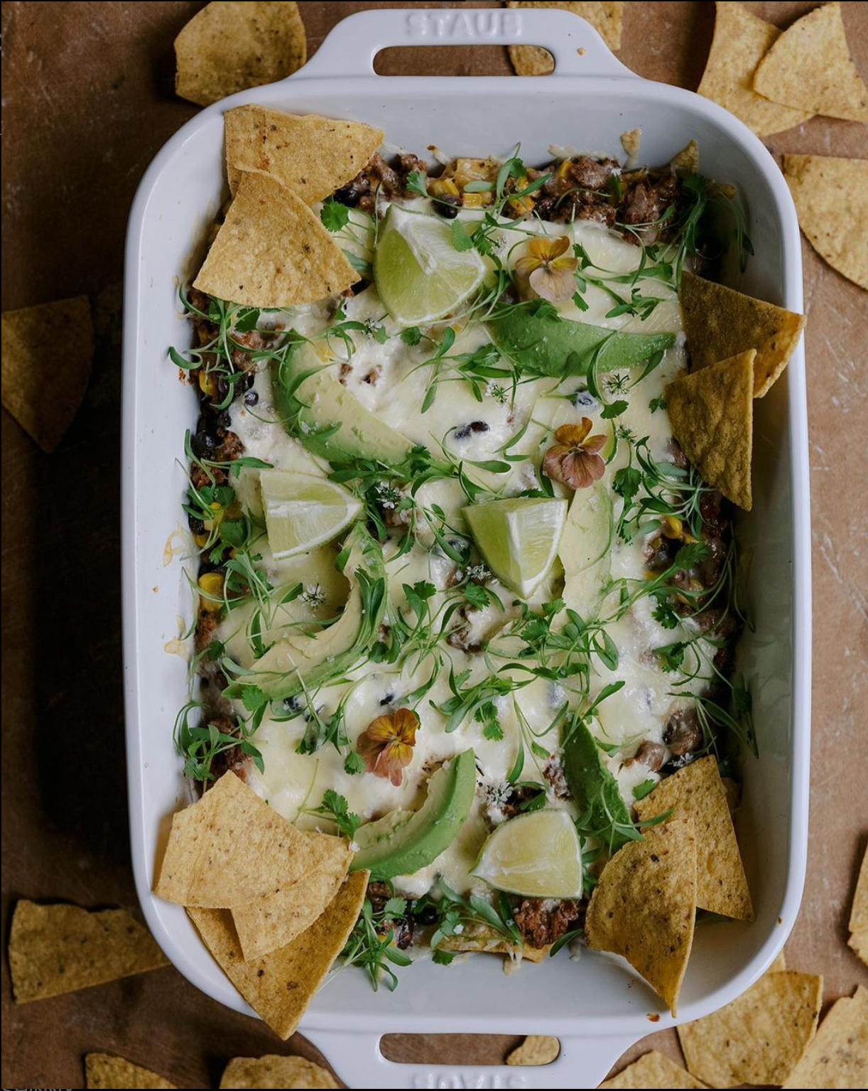 Loaded Nacho Casserole